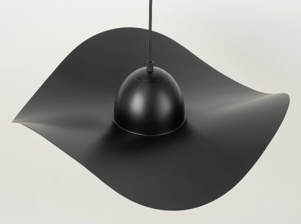 Lampadario a sospensione con filo KAPELLO 1xE27/60W/230V diametro 55 cm nero/rame