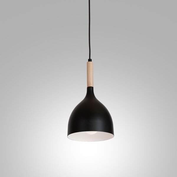 Lampadario a sospensione con filo NOAK WOOD 1xE27/60W/230V