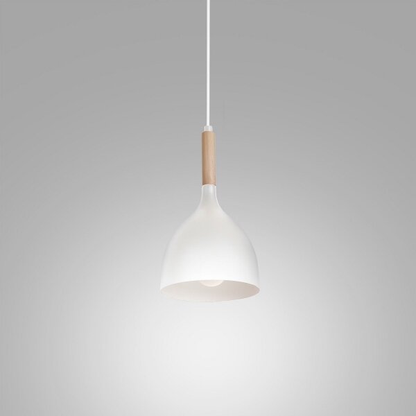 Lampadario a sospensione con filo NOAK WOOD 1xE27/60W/230V
