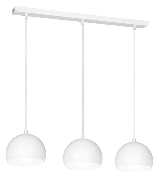 Lampadario a cavo SOOL 3xE27/15W/230V bianco