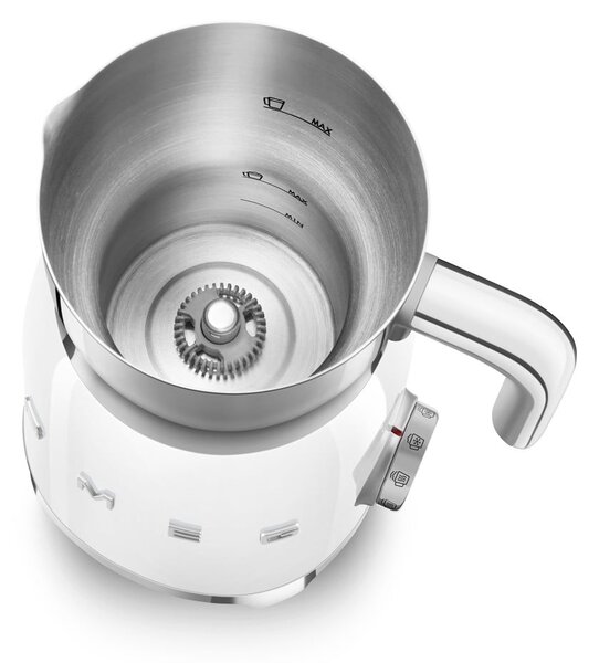 Frullino elettrico bianco per il latte Retro Style - SMEG