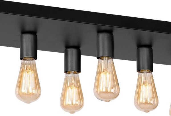 Faretto FILO 11xE27/60W/230V nero