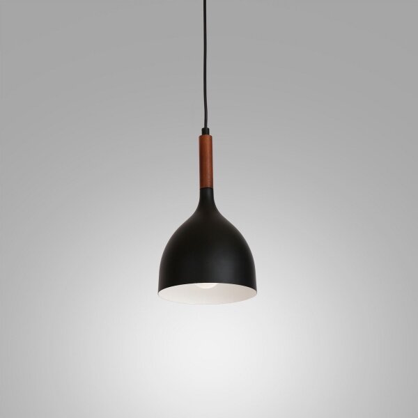 Lampadario a sospensione con filo NOAK WOOD 1xE27/60W/230V
