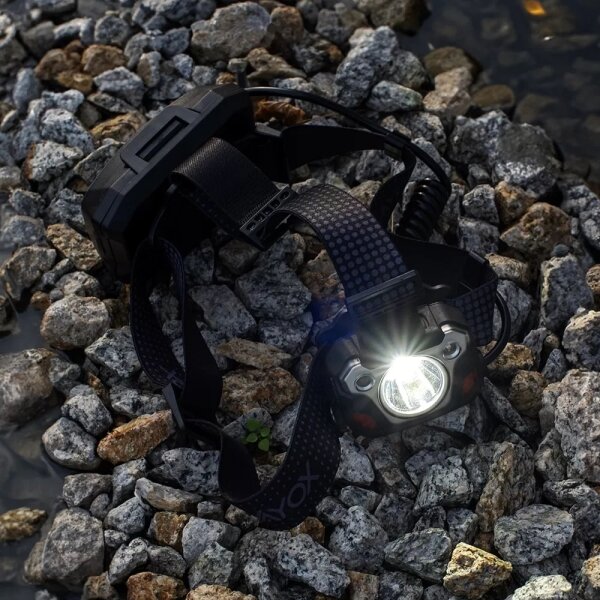 Lampada frontale LED ricaricabile sensore 10W 5V IP44 1200 lm 4000 mAh