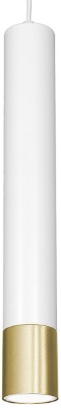 Lampadario su filo NEST 1xGU10/8W/230V bianco/dorato