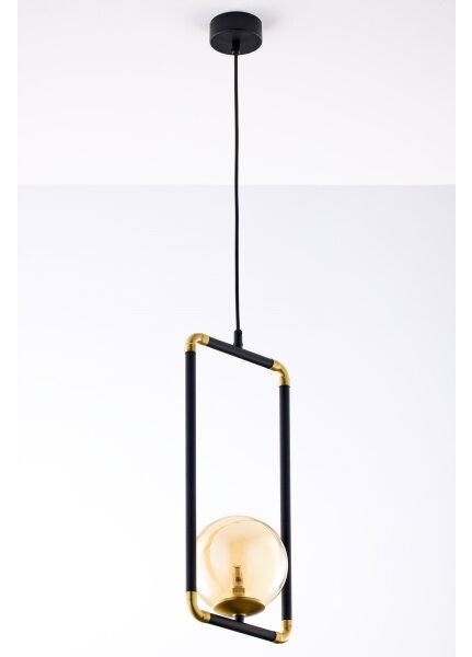 Jupiter 2024 - Lampadario a sospensione con filo ZAFRA 1xG9/10W/230V nero/oro/beige