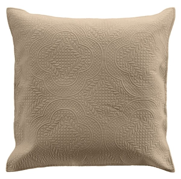 Set con copriletto e federa marrone chiaro in microfibra 240x260 cm Romane – douceur d'intérieur
