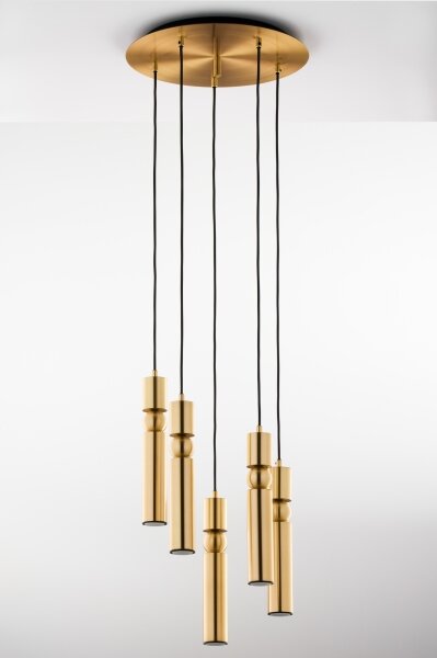 Jupiter 2020 - Lampadario a sospensione con filo ALAS 5xGU10/10W/230V oro
