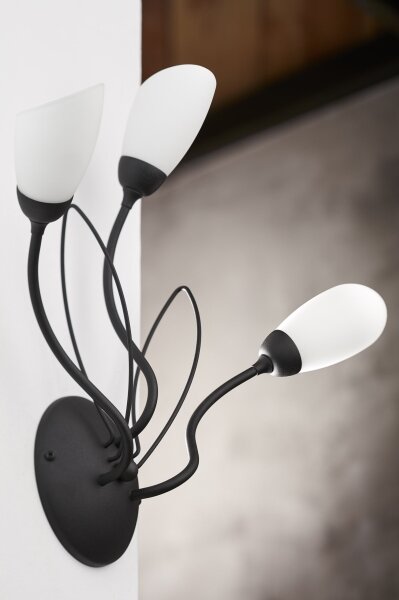 Jupiter 2059 - Lampada da parete GLORIOSA 3xG9/14W/230V nera