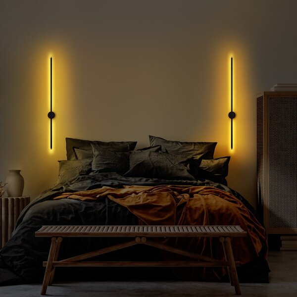 Lampada da parete LED nera Sword – Opviq lights