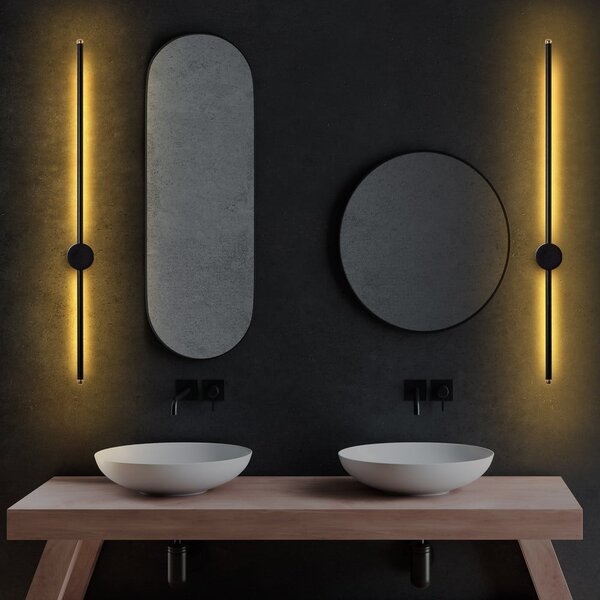 Lampada da parete LED nera Sword – Opviq lights