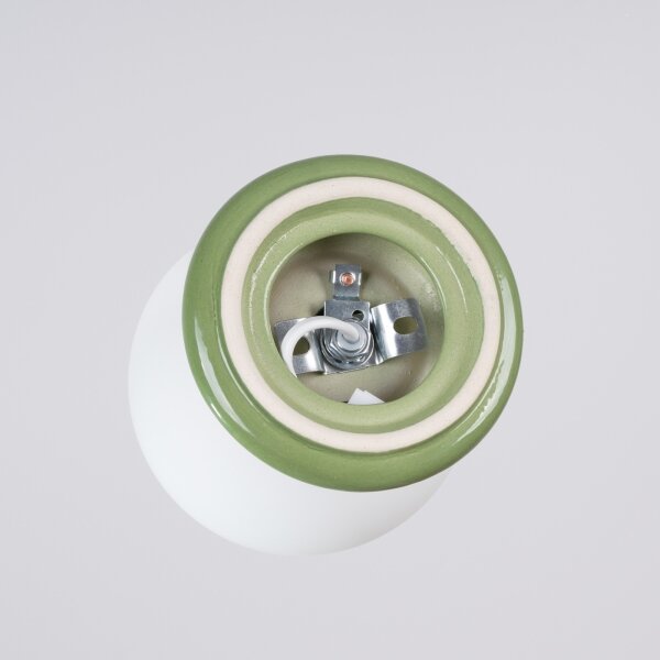 Sollux SL.1894 - Applique da bagno ZORI 1xG9/8W/230V IP44 verde