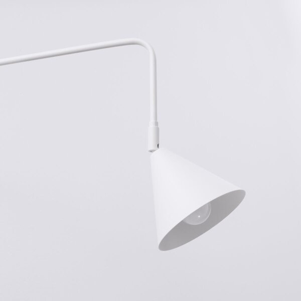 Sollux SL.1696 - Applique NOX 1xE14/10W/230V bianco
