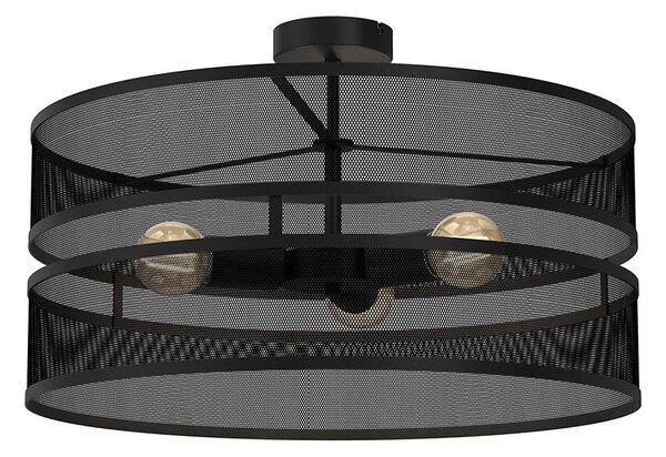 Surface-mounted lampadario GLUM 3xE27/60W/230V nero