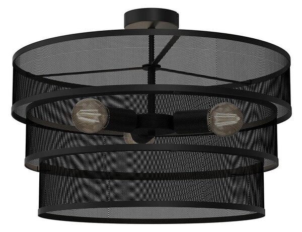 Lampadario a plafone GLUM 3xE27/60W/230V nero
