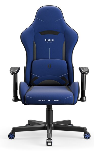 Poltrona da gaming in tessuto blu navy Diablo X-Starter
