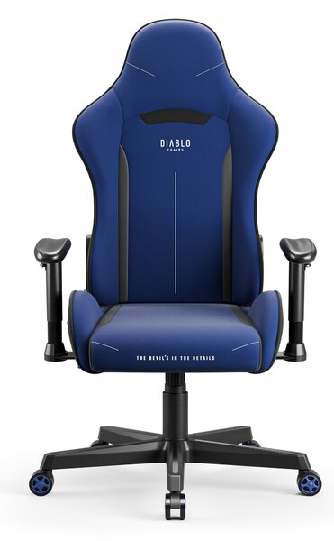 Poltrona da gaming in tessuto blu navy Diablo X-Starter