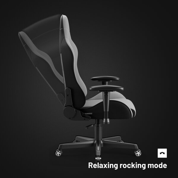 Poltrona da gaming in tessuto grigio Diablo X-Starter