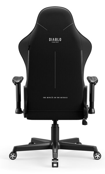 Poltrona da gaming in tessuto grigio Diablo X-Starter