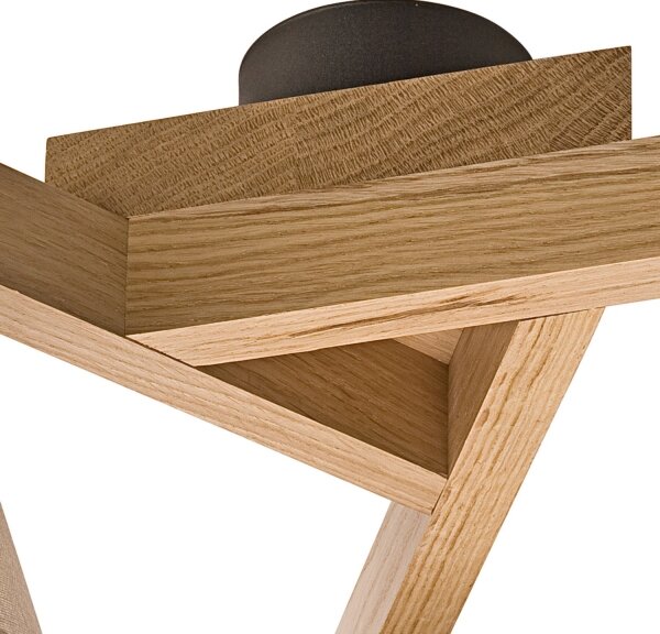 Plafoniera ANTONIO 3xE14/40W/230V rovere