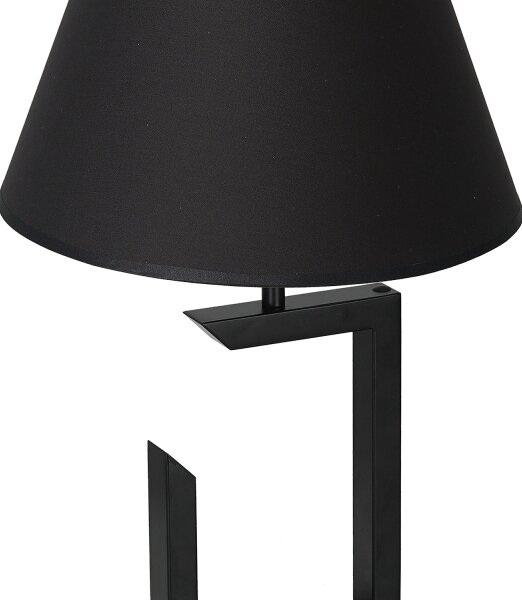 Lampada da tavolo 1xE27/60W/230V 45 cm nero/oro
