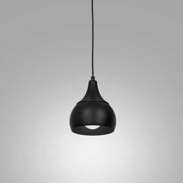 Lampadario su filo AKTAN 1xE27/60W/230V nero
