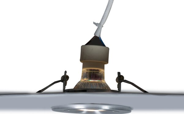 Faretto da incasso Smart acciaio tondo IP44 incl. Wifi GU10 - Xena