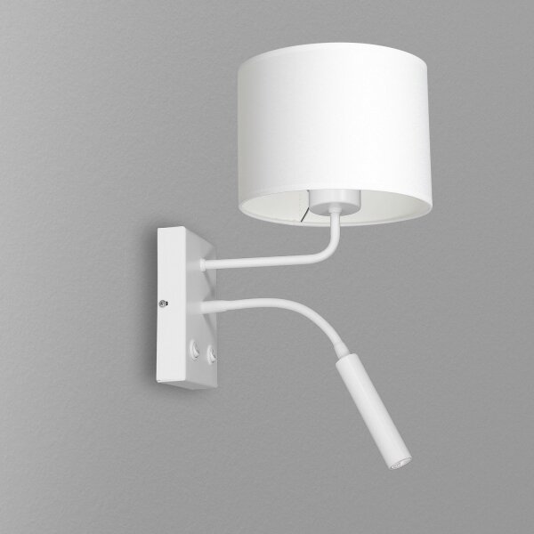 Lampada da parete ARDEN 1xE27/60W+1xG9/8W/230V bianca