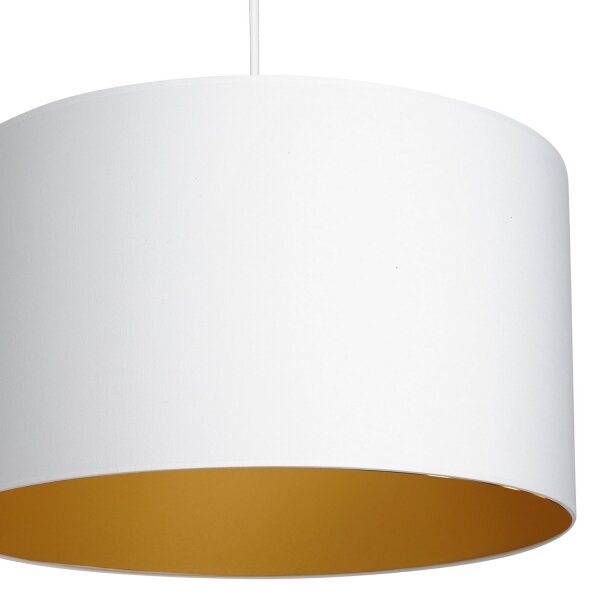 Lampadario a sospensione con filo ARDEN 1xE27/60W/230V diametro 40 cm bianco/oro