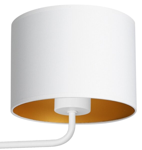Lampada da parete ARDEN 1xE27/60W/230V bianco/oro