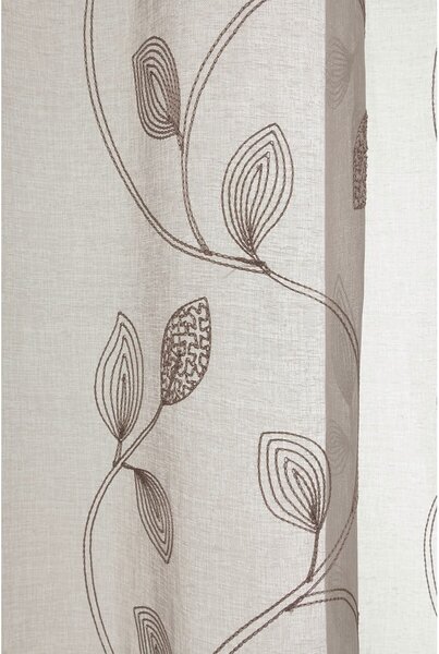 Tenda sottile marrone in voile 135x245 cm – Sehlbach