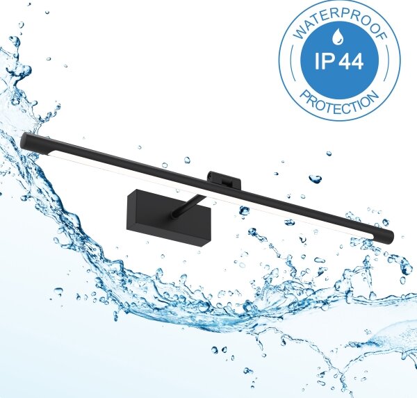 Illuminazione per specchio da bagno MIRROR LED/8W/230V 4000K IP44 60 cm nero