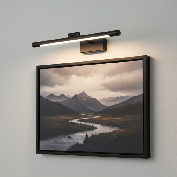 Illuminazione LED per specchio da bagno MIRROR LED/6W/230V 4000K IP44 40 cm nero