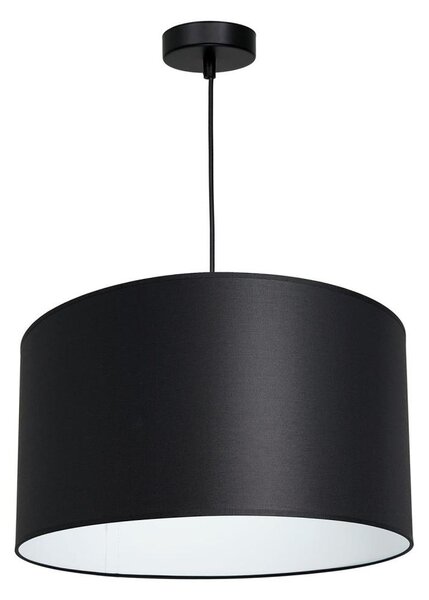 Lampadario a sospensione con filo ARDEN 1xE27/60W/230V diametro 40 cm nero/bianco