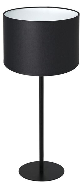 Lampada da tavolo ARDEN 1xE27/60W/230V diametro 25 cm nero/bianco