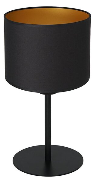 Lampada da tavolo ARDEN 1xE27/60W/230V d. 18 cm nero/oro