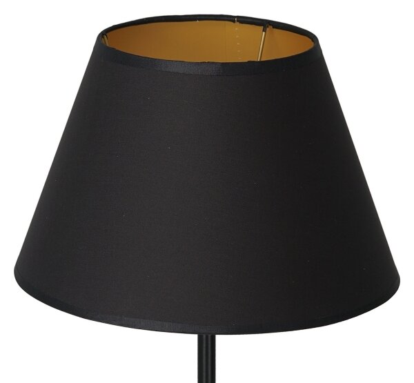 Lampada da tavolo ARDEN 1xE27/60W/230V d. 30 cm nero/oro