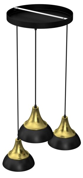 Lampadario a sospensione con filo NERGIS 3xE27/60W/230V