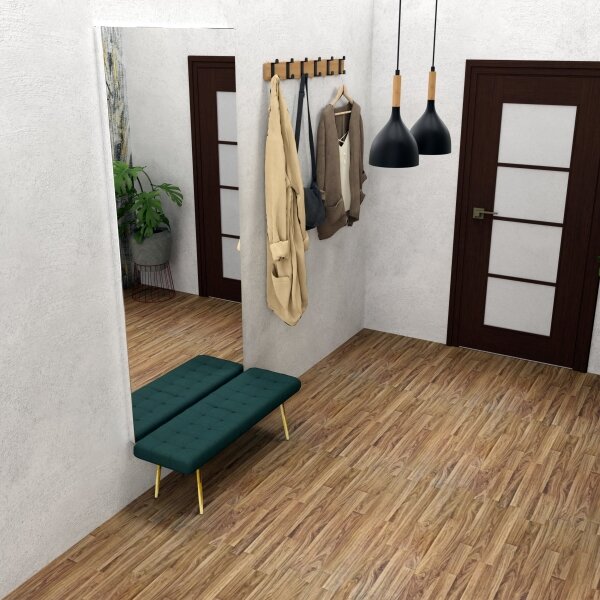 Lampadario a sospensione con filo NOAK WOOD 2xE27/60W/230V