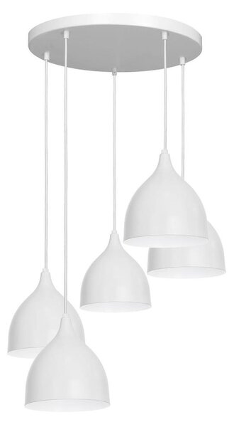 Lampadario a sospensione con filo NOAK 5xE27/60W/230V