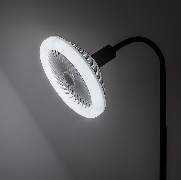 Rabalux 74031 - Lampada LED da terra con ventilatore 1xE27/16W/230V