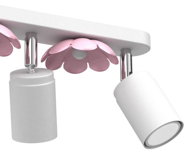 Faretto FLOWER 3xGU10/8W/230V bianco