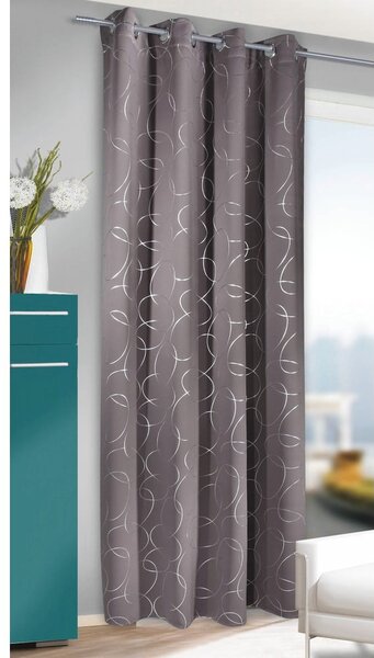 Tenda grigio scuro 135x245 cm Circles – Sehlbach