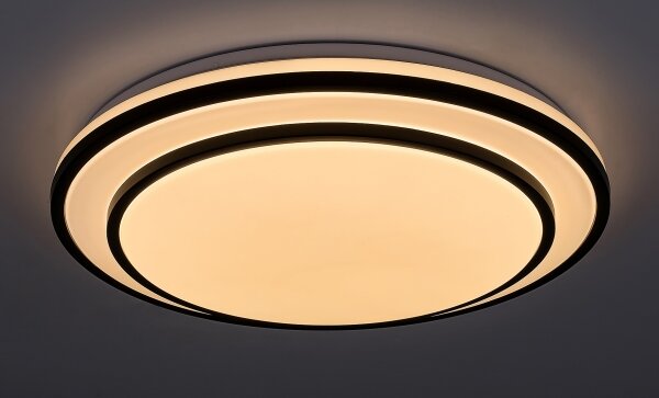 Rabalux 2130 - Plafoniera LED dimmerabile LUPITA LED/40W/230V nera + telecomando