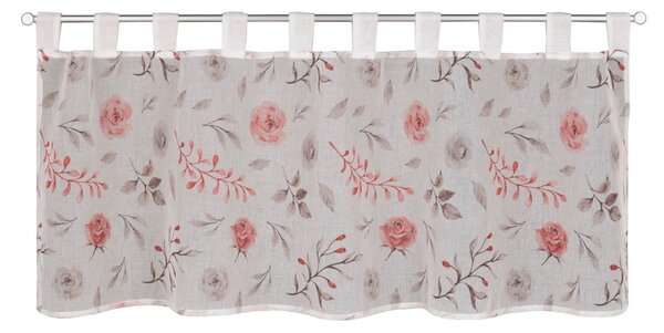 Tenda sottile bianca/rosa 135x45 cm Rose – Sehlbach