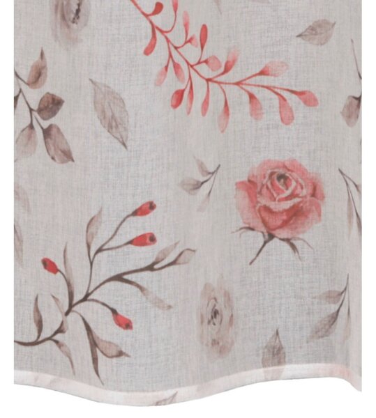 Tenda sottile bianca/rosa 135x45 cm Rose – Sehlbach