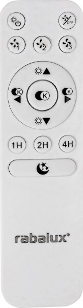 Rabalux - Plafoniera LED dimmerabile con ventilatore LED/30W/230V + TC