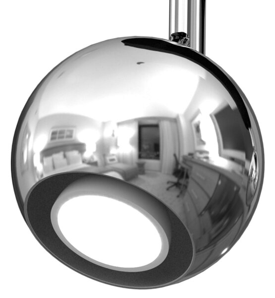 Luce Spot COMET 3xGU10/8W/230V nero/cromo lucido