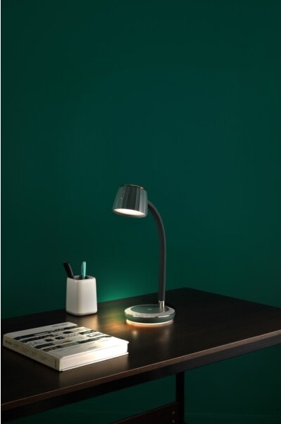 Immax NEO 08996L - Lampada da tavolo LED dimmerabile con un ricarica wireless PERLA LED/6W/230V