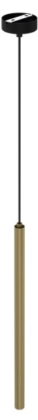 Lampadario a sospensione con filo YORU 1xG9/8W/230V 50 cm ottone